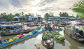 ベトナム最大の水上マーケットの街カントー